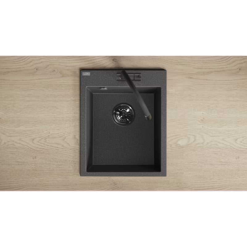 Granitvask One 48x39 cm Sort