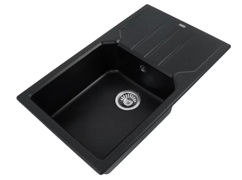 Granitvask Record 40 78x48 cm Sort