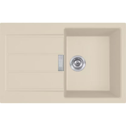 Granitvask Sirius 2.0 611-78 78x50 cm med Afløbsplade