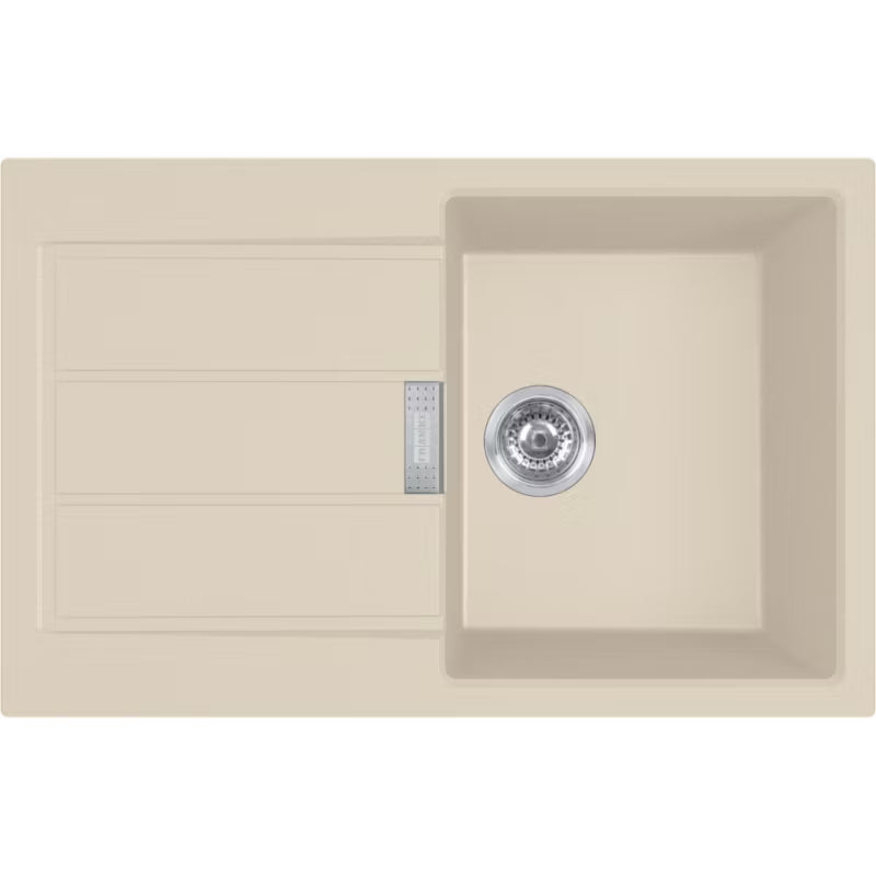 Granitvask Sirius 2.0 611-78 78x50 cm med Afløbsplade