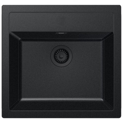 Granitvask Sirius SID 610-49 53x56 cm Sort Mat