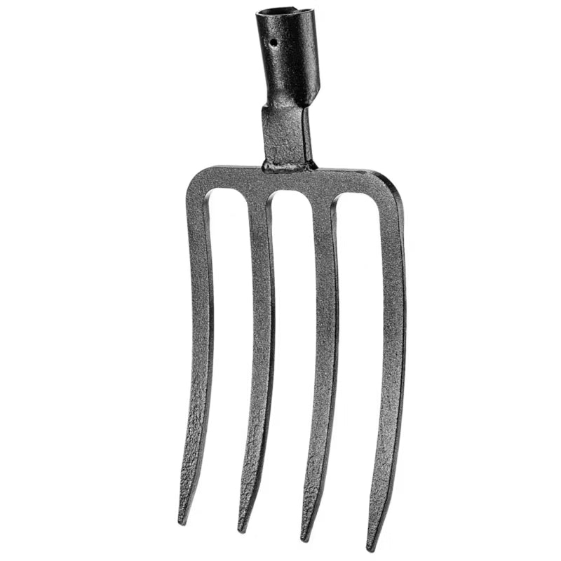 Gravegreb 4 Tænder 38x18 cm Sort Stål