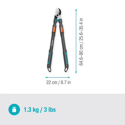 Grensaks TeleCut Pro L 65-90 cm Grå
