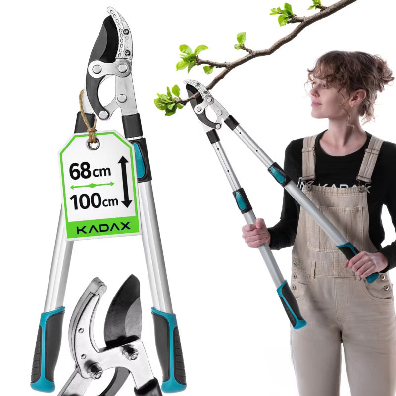 Grensaks Teleskopisk 68-100 cm Sølv Blå
