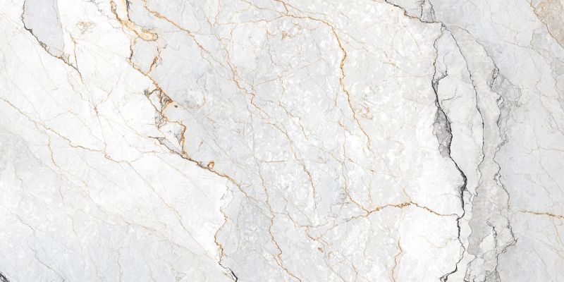 Astrea porcelænsflise 60 x 120 cm hvid mat‑finish med carving 1,44 m²