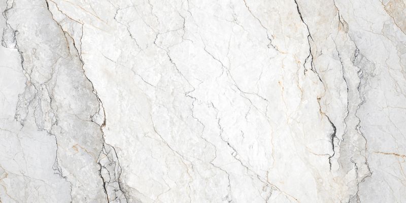 Astrea porcelænsflise 60 x 120 cm hvid mat‑finish med carving 1,44 m²
