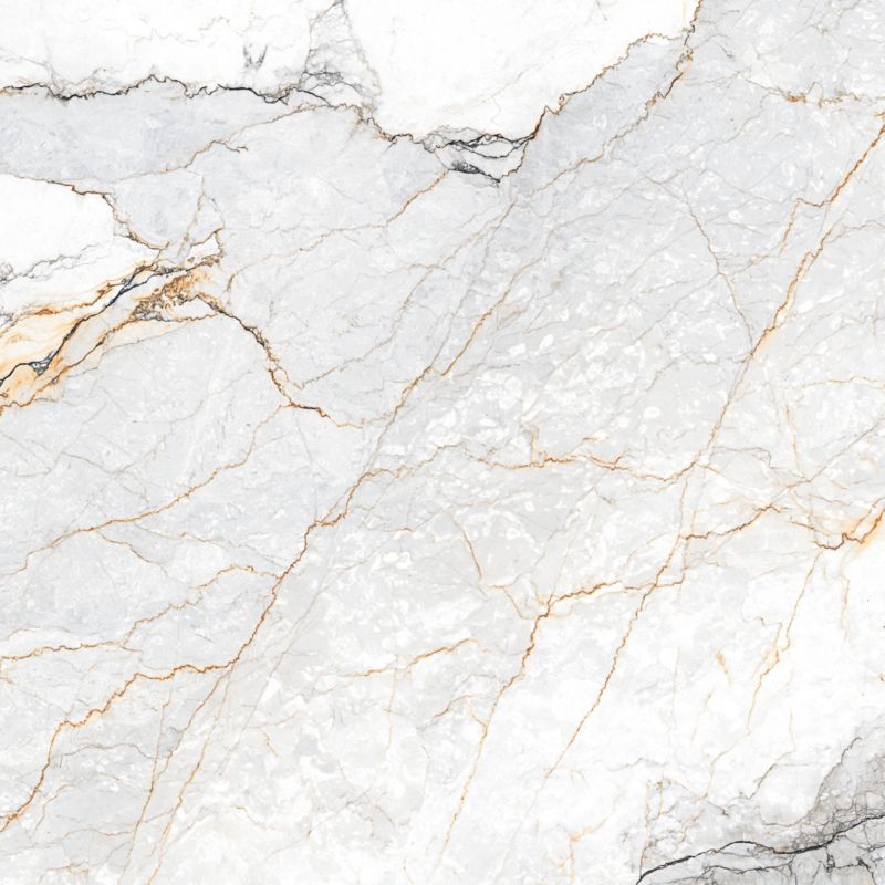 Astrea keramiske gulvfliser 60 x 60 cm hvid mat‑finish med carving 1,44 m²