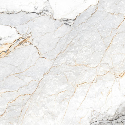 Astrea keramiske gulvfliser 60 x 60 cm hvid mat‑finish med carving 1,44 m²