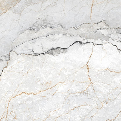 Astrea keramiske gulvfliser 60 x 60 cm hvid mat‑finish med carving 1,44 m²