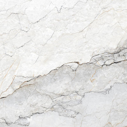 Astrea keramiske gulvfliser 60 x 60 cm hvid mat‑finish med carving 1,44 m²