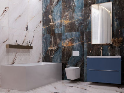 Cavada Ceramstic porcelænsfliser 80 x 160 cm blå 2,56 m²