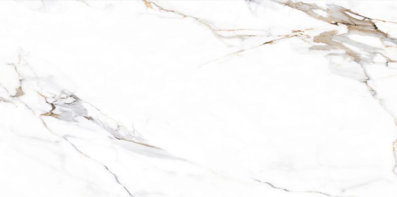 Euroceramika Tiles Verona porcelænsfliser 60 x 120 cm hvid poleret 2,16 m²