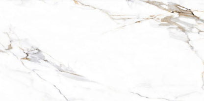 Euroceramika Tiles Verona porcelænsfliser 60 x 120 cm hvid poleret 2,16 m²
