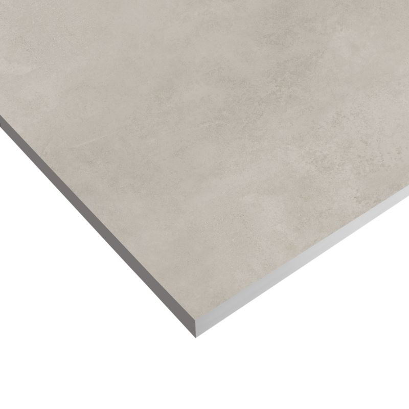 GoodHome Borgia keramiske gulvfliser 60 x 60 cm i blød grå, 0,72 m²