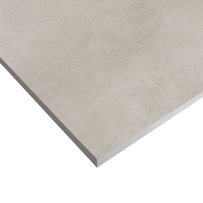 GoodHome Borgia keramiske gulvfliser 60 x 60 cm i blød grå, 0,72 m²