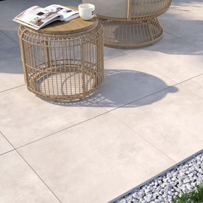 GoodHome Borgia porcelænsfliser 60 x 60 cm taupe 0,72 m²