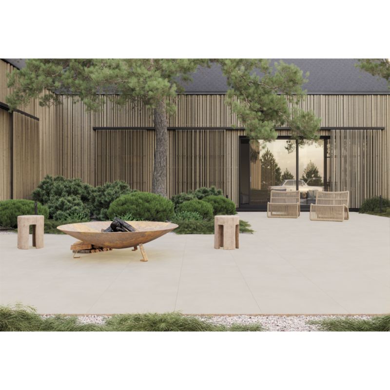 GoodHome Borgia porcelænsflise 60 x 60 cm hvid 0,72 m²