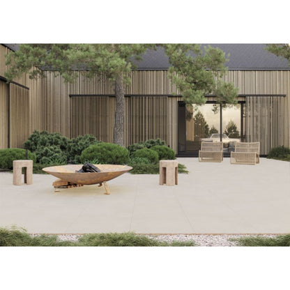 GoodHome Borgia porcelænsflise 60 x 60 cm hvid 0,72 m²