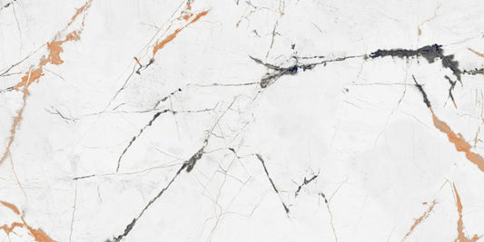 Izium porcelænsfliser 60 x 120 cm hvid 1,44 m²