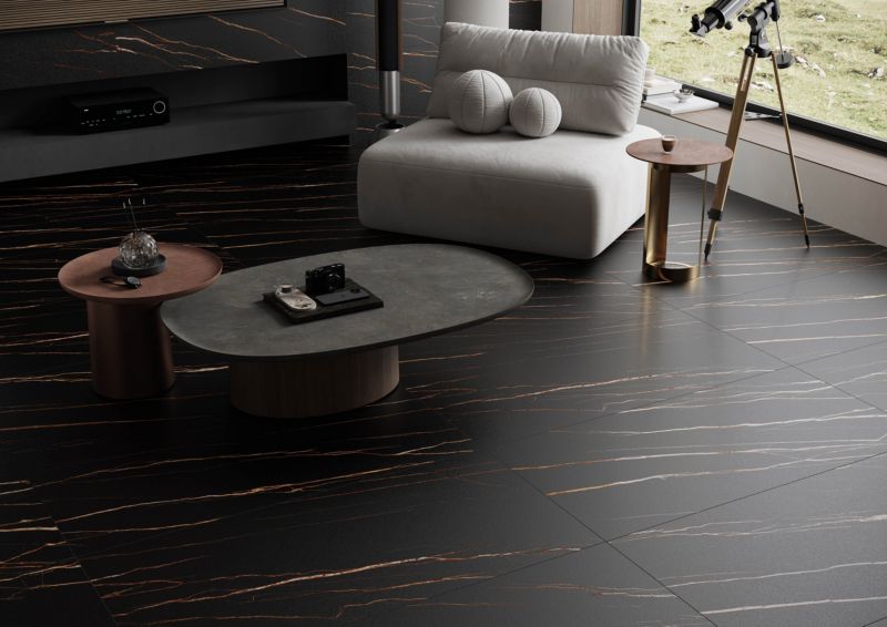 Marquina porcelænsflise 60 x 120 cm graphite 1,44 m²