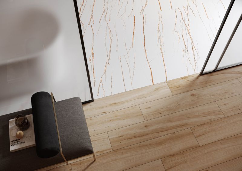 Marquina gresflise 60 x 120 cm hvid 1,44 m²