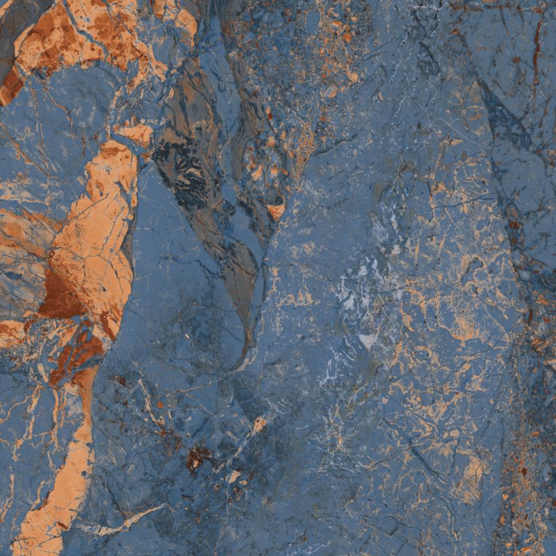 Mirage keramiske gulvfliser 60 x 60 cm aqua mat‑finish med carving 1,44 m²
