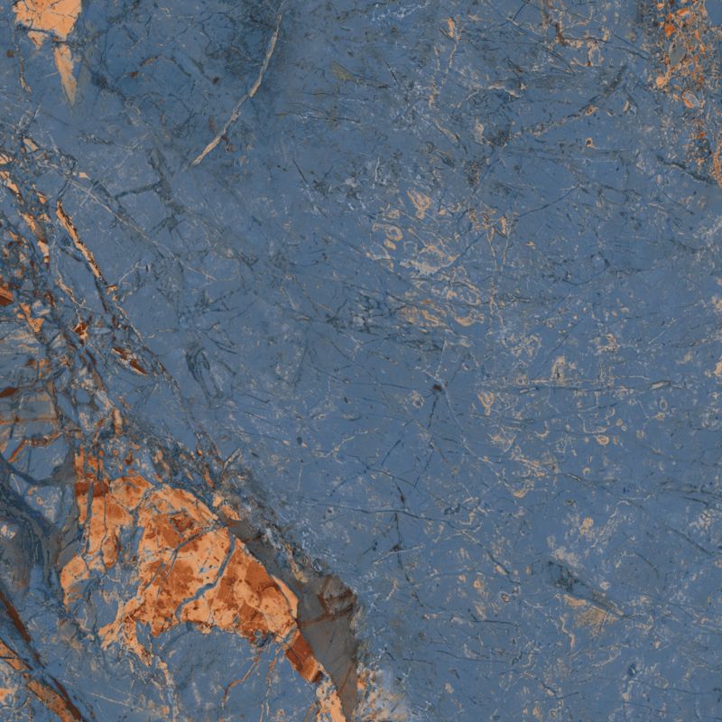 Mirage keramiske gulvfliser 60 x 60 cm aqua mat‑finish med carving 1,44 m²