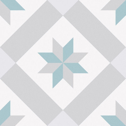 Frostbestandig Barcelona-gulvflise 25 x 25 cm Star 1 m²