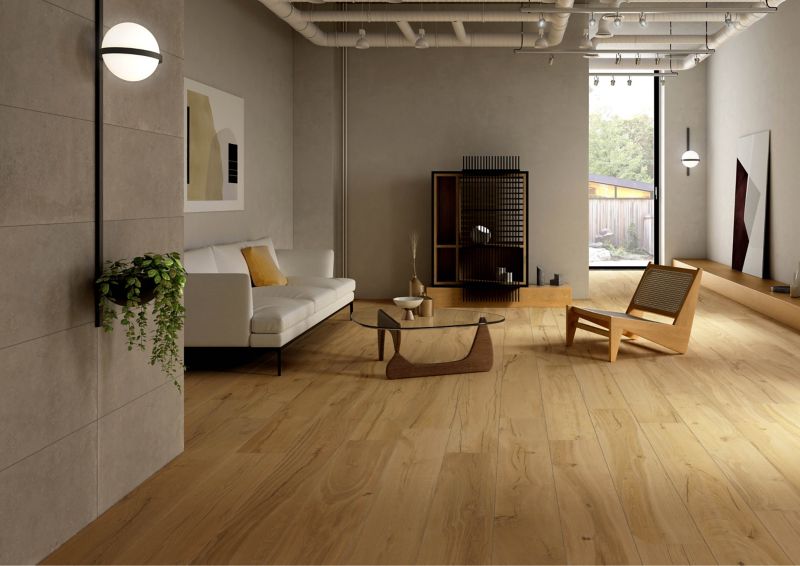 Frostbestandig porcelænsflise Daring 24 x 120 cm honey 1,16 m²