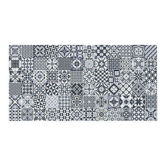 Frostbestandig porcelænsflise Deco Heritage 32 x 62,5 cm sort 1 m²