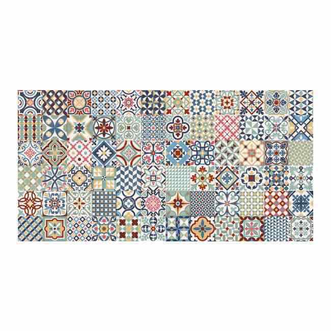 Frostbestandig deco heritage porcelænsflise 32 x 62,5 cm mix 1 m²