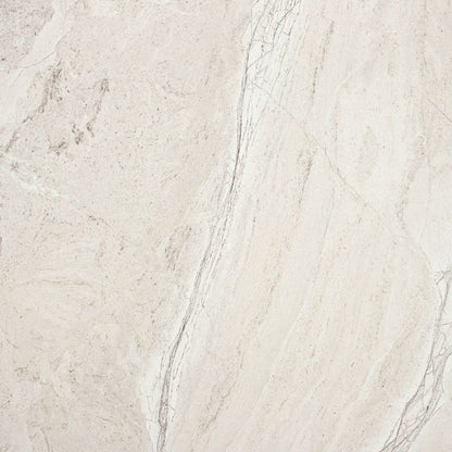 Frostsikker Earth Song porcelænsflise 60 x 60 cm hvid 1,08 m²
