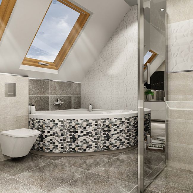 Frostbestandig English Stone GoodHome porcelænsflise 29,8 x 59,8 cm silk med skridsikkerhed R10 1,25 m²