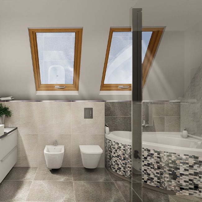 Frostbestandig English Stone GoodHome porcelænsflise 29,8 x 59,8 cm silk med skridsikkerhed R10 1,25 m²