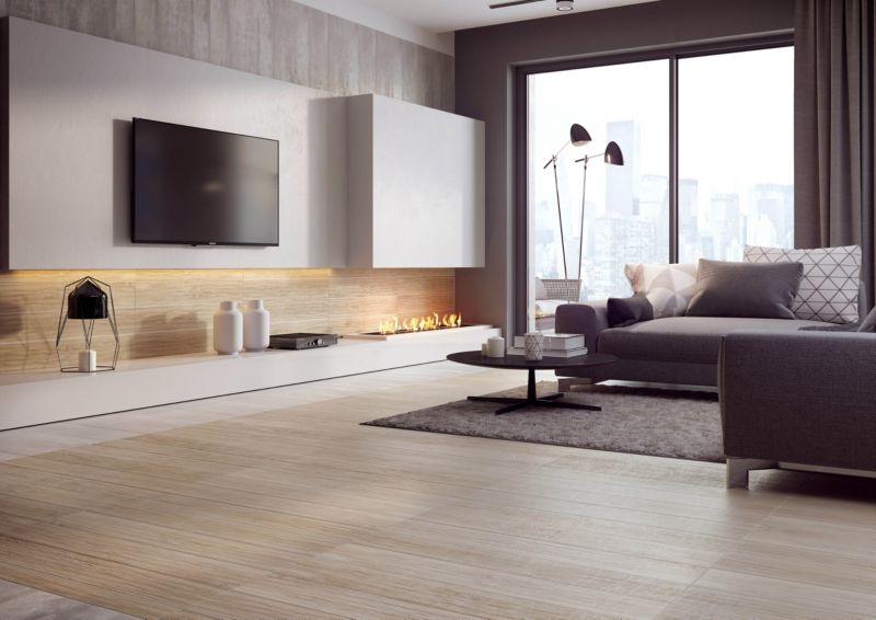 Frostbestandig Greenwood porcelænsflise 14,8 x 89,8 cm beige 1,2 m²