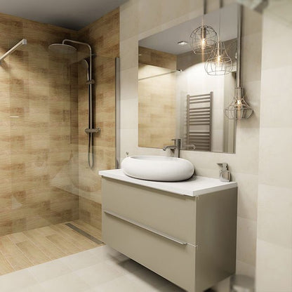 Frostsikker porcelænsflise Ideal Marble GoodHome 29,8 x 29,8 cm beige 1,42 m²