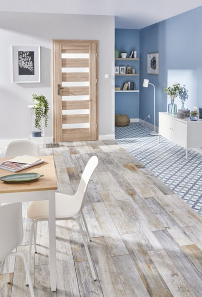 Frostbestandig Inwood porcelænsflise 15 x 100 cm caramel 1,23 m²