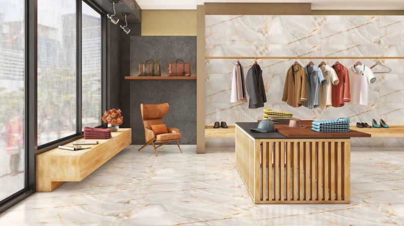 Frostbestandig Lasa porcelænsflise 60 x 120 cm gold 1,44 m²