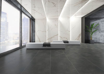 Frostbestandig Luna klinker 60 x 120 cm anthracite lappato 2,16 m²