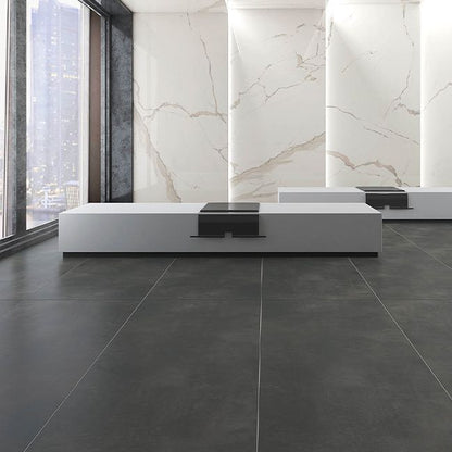 Frostbestandig Luna klinker 60 x 120 cm anthracite lappato 2,16 m²