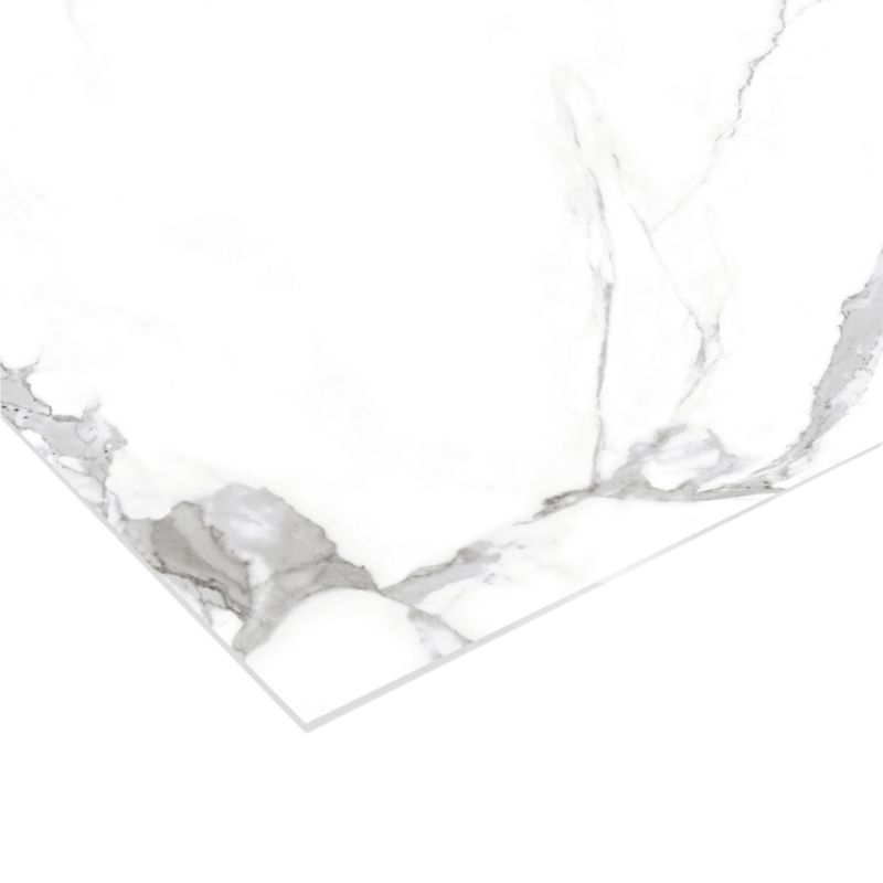 Frostbestandig Nisida Slim porcelænsflise 60 x 120 cm hvid 2,16 m²