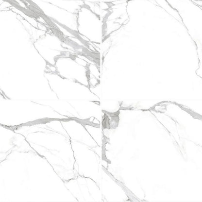 Frostbestandig Nisida Slim porcelænsflise 60 x 120 cm hvid 2,16 m²