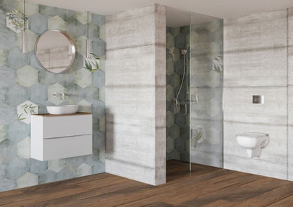 Frostbestandig Oasis Aquamarine porcelænsflise 28,5 x 33 cm 1 m²