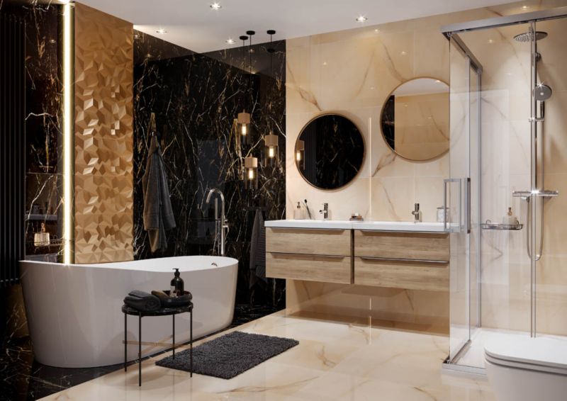 Frostbestandig poleret gres Erato Ceramstic 60 x 120 cm luxo 1,44 m²