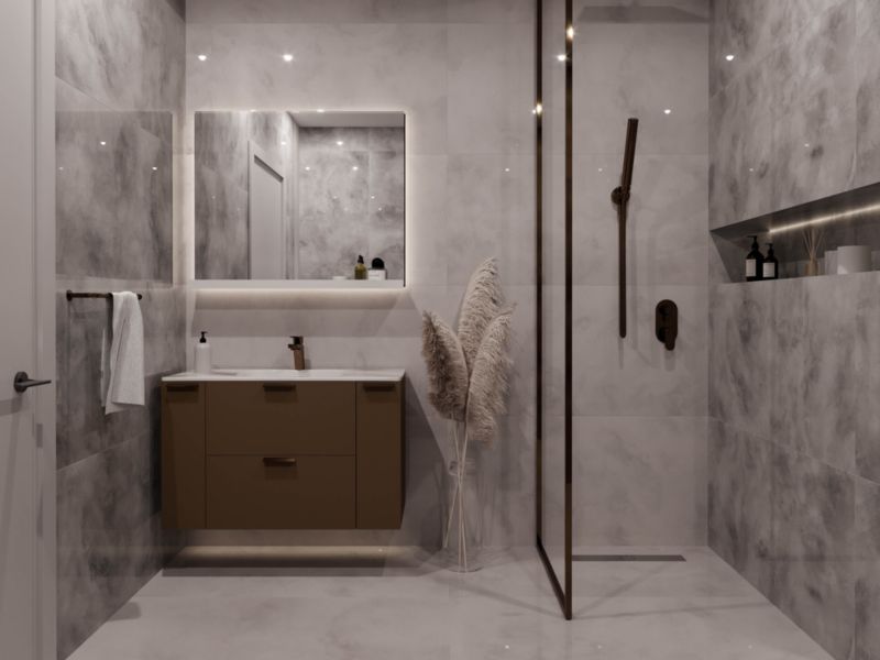Poleret frostbestandig glasureret porcelænsflise Fontago Ceramstic 120 x 60 cm cream 2,88 m2