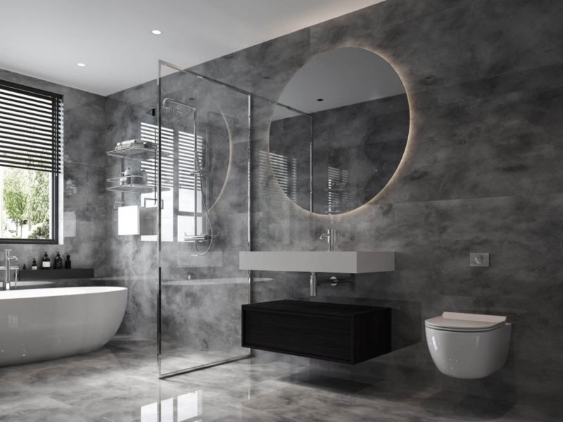 Poleret, frostbestandig Fontago Ceramstic klinke 120 x 60 cm dust 2,88 m²