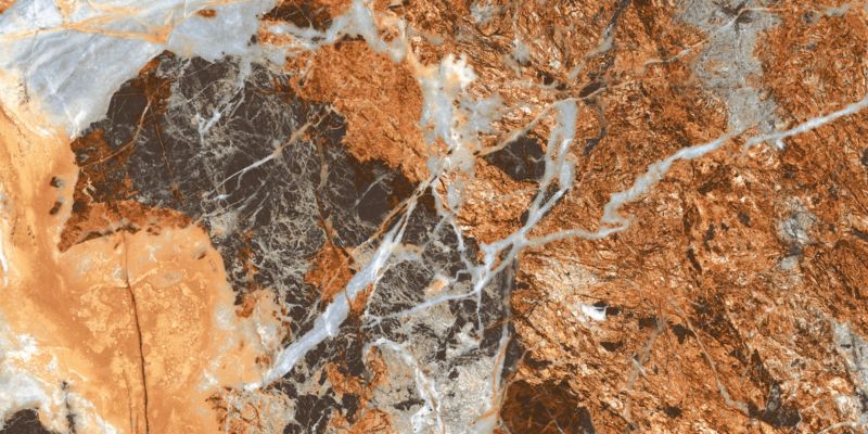 Frostbestandig poleret glasurgranit Katni 60 x 120 cm brun 1,44 m²