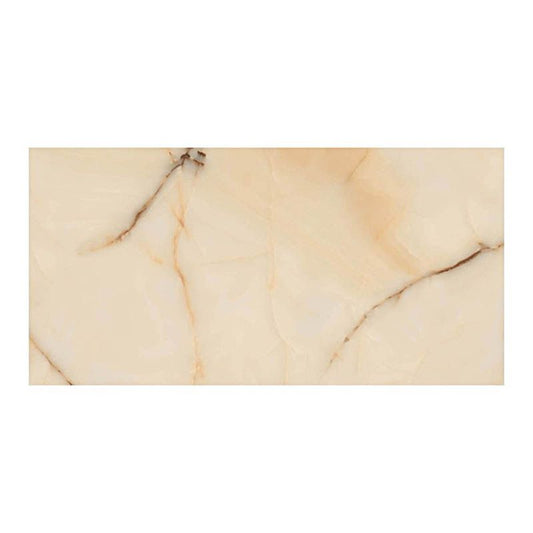 Frostbestandig poleret Topas porcelænsflise 60 x 120 cm gold 1,44 m²