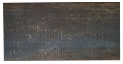 Frostbestandig glaseret porcelænsflise 60 x 120 cm metal iron 1,44 m²