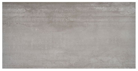 Frostbestandig glasurgrès 60 x 120 cm metal sølv 1,44 m²